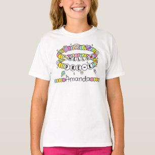 Personalised Hello Pre-K T-shirt