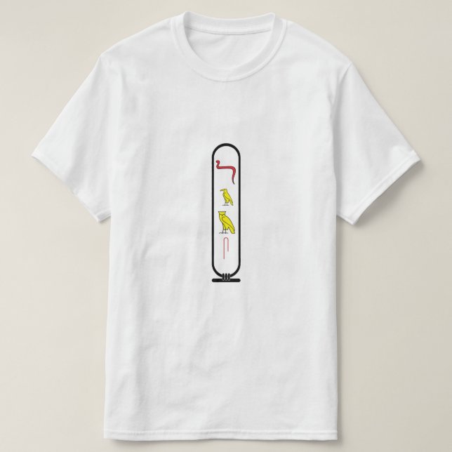 Personalised Hieroglyphic T-Shirt - "Jams" (Design Front)