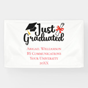 Personalised High School College Graduation Banner