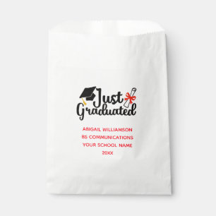Personalised High School College Graduation  Favour Bags