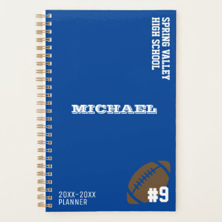 Personalised High School Football Planner