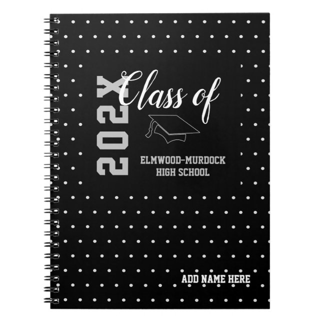Personalised High School Graduation Guest Book (Front)