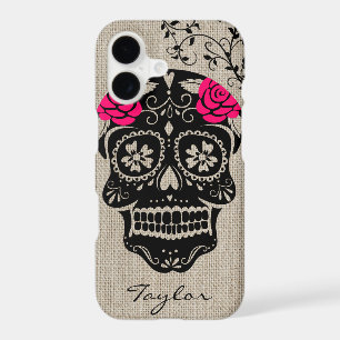 Personalised Hipster Sugar Skull