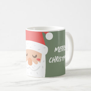 Personalised Ho ho ho Merry Christmas Santa Claus Coffee Mug