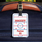 Personalised Hockey Bag Tag