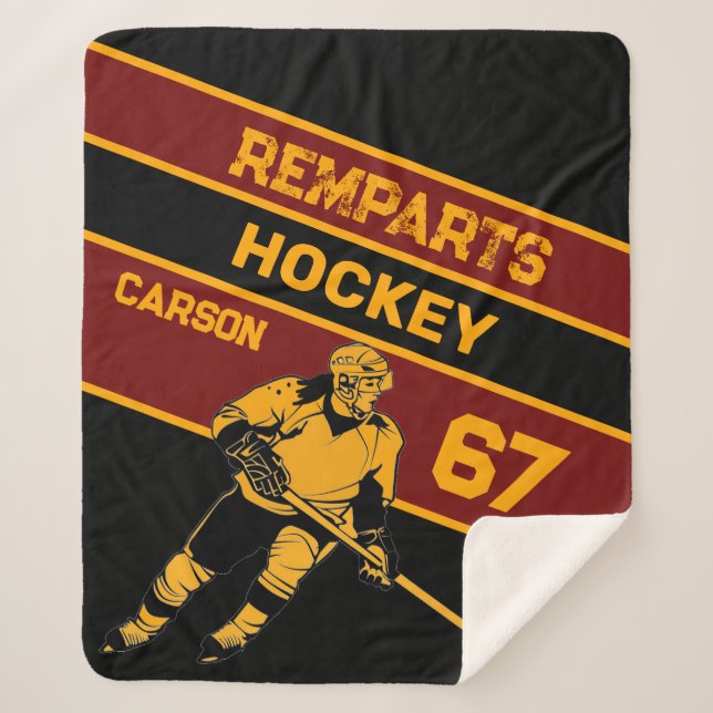 Personalised Hockey Blanket (Front)