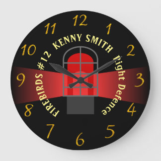 Personalised Hockey clock with YOUR NAME