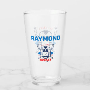 Personalised Hockey Glass