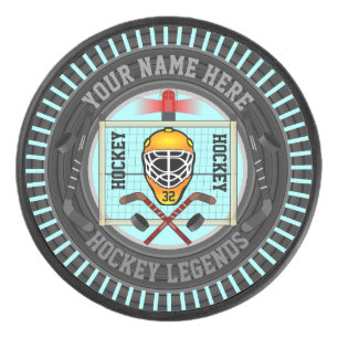 Personalised Hockey Legends Puck