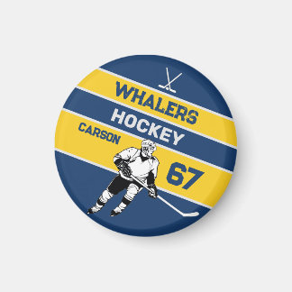 Personalised Hockey Magnet