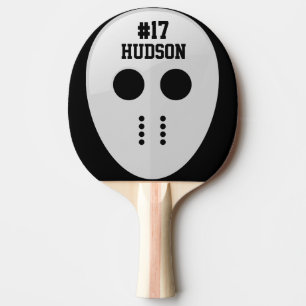 Personalised Hockey Mask Ping Pong Paddle