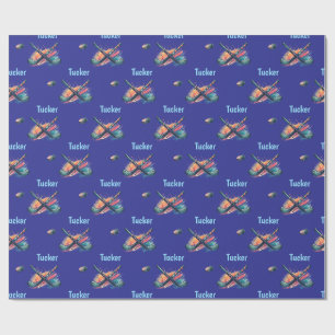 Personalised Hockey Name Wrapping Paper Roll