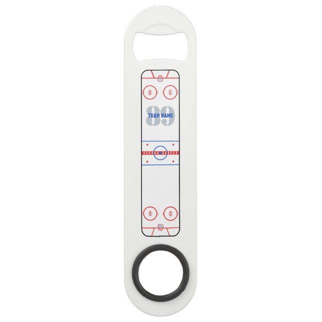 Personalised Hockey Rink Diagram Design on a (Front)