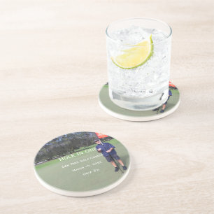 Personalised Hole In One Man Cave Lodge Coasters