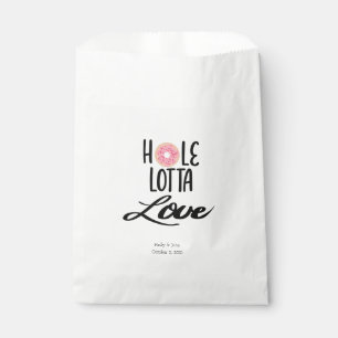 Personalised “Hole Lotta Love” Doughnut Favour Bag