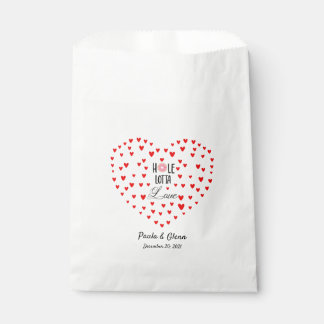 Personalised Hole Lotta Love  Doughnut Favour Bags