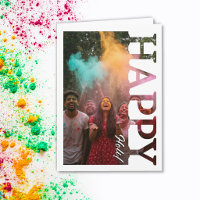 personalised holi photo, festival of colours India
