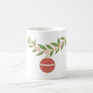Personalised Holiday Bauble Coffee Mug