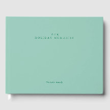 Personalised Holiday Card and Family Memory Book