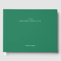 Personalised Holiday Card and Family Memory Book
