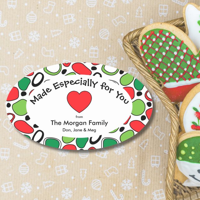 Personalised Holiday Gift Label - Custom Sticker (Personalized Holiday Gift Sticker)