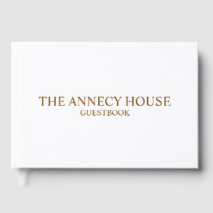 Personalised Holiday Home Guest Book - custom Gues