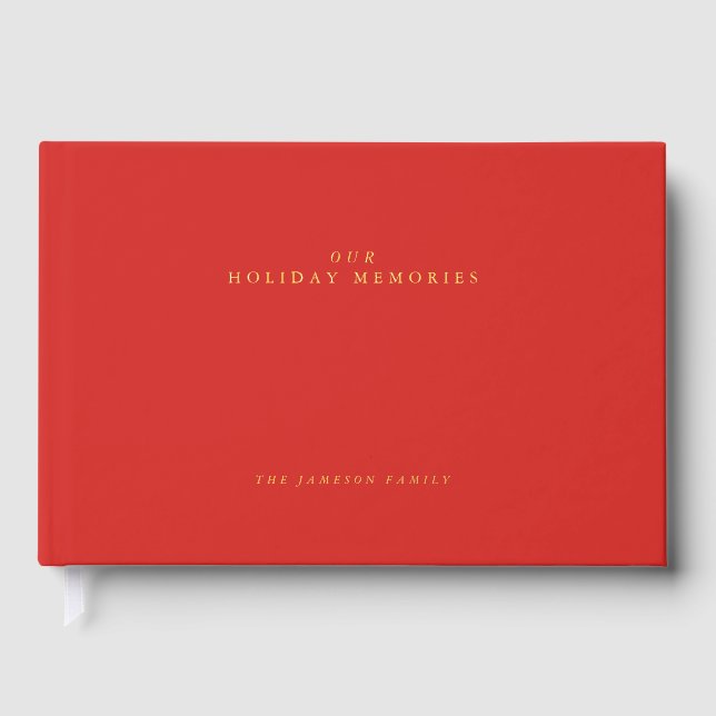 Personalised Holiday Memory Book (Front)