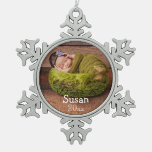Personalised Holiday Photo Christmas Ornaments