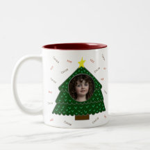 Personalised Holiday Photo Mug