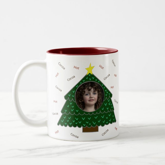 Personalised Holiday Photo Mug (Left)