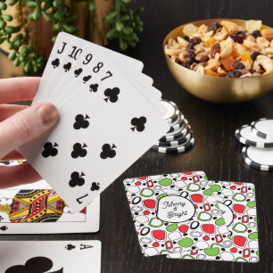 Personalised Holiday Playing Cards -Custom Message