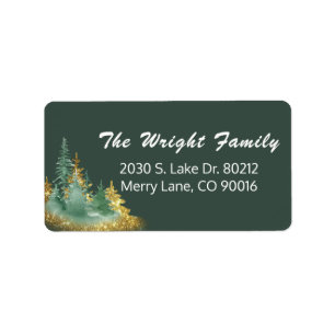 Personalised Holiday Return Address Label