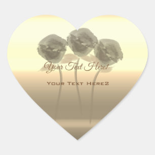 Personalised Holiday Season Vibe Heart Sticker