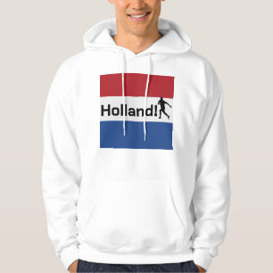 Personalised Holland Flag Soccer Fan Hoodie