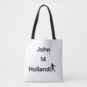 Personalised Holland Soccer Athletic Spirit Tote Bag