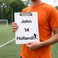 Personalised Holland Soccer Coach Gift
