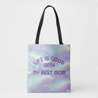 Personalised Hologram Bubble Tote Bag