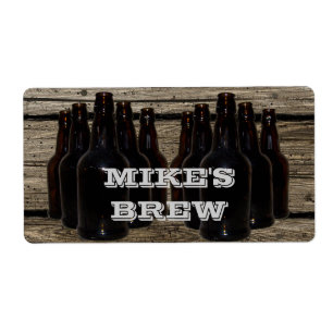 Personalised Home Brewing Beer Brewer's Labels