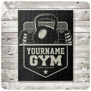 Personalised Home GYM Kettlebell Fitness Trainer   Jigsaw Puzzle