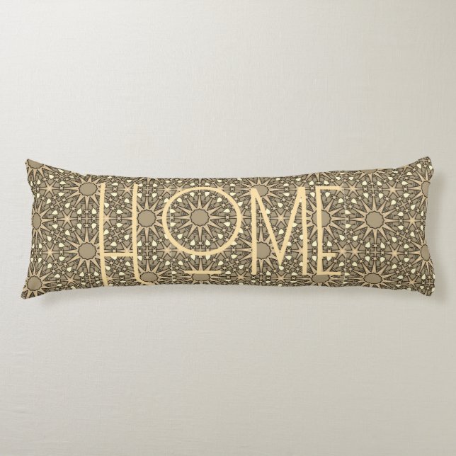 Personalised Home Sunburst Lumbar Pillow (Front)
