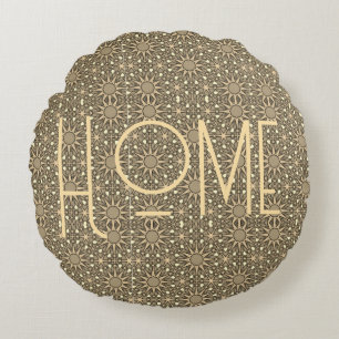 Personalised Home Sunburst Round Cushion