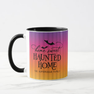 Personalised Home Sweet Haunted Home Halloween Mug