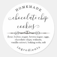 Personalised Homemade Food Sticker