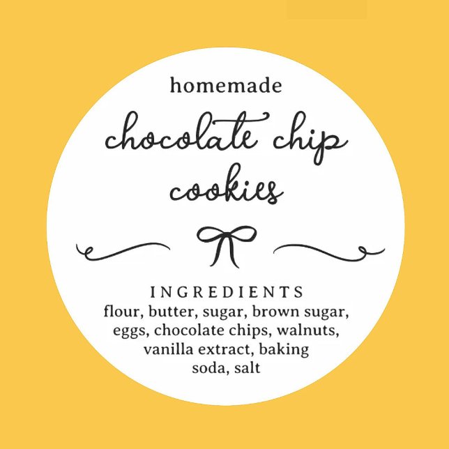 Personalised Homemade Food Sticker (Creator Uploaded)