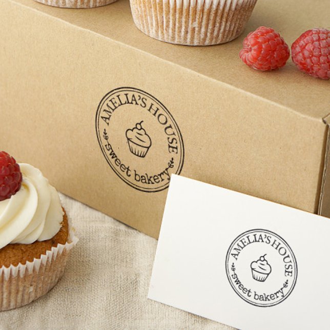 Personalised Homemade Logo Custom Rubber Stamp (Creator Uploaded)