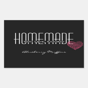 Personalised "Homemade With Love" Label