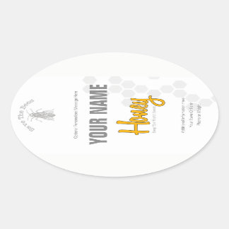 Personalised Honey Bottle Custom Label