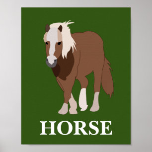Personalised Horse Animal Horse Rider Horse Lover  Poster