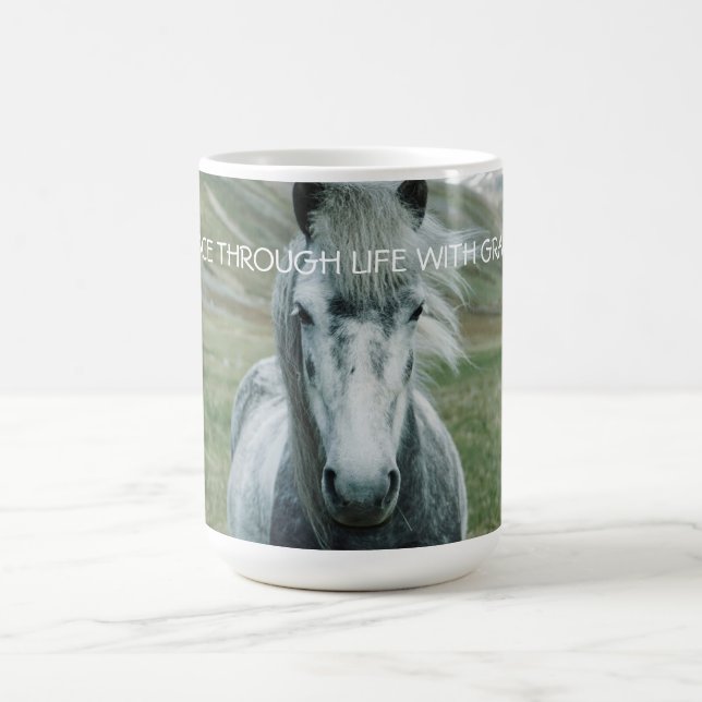 Personalised Horse Coffee Mug (Center)