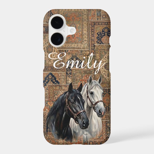 Personalised Horse Lover Custom Name Equestrian  (Back)